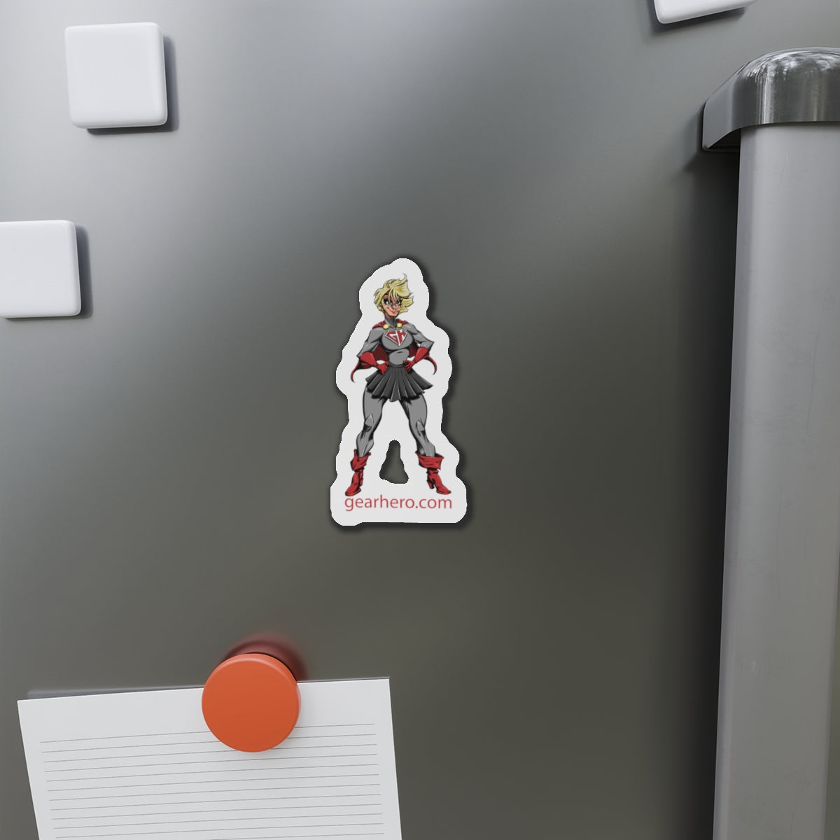 Mrs. Hero Die-Cut Magnets