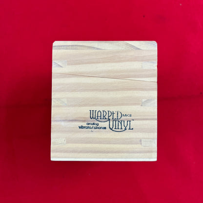 [USED] Chase Bliss Audio Warped Vinyl MkII Analog Vibrato / Chorus Wooden Box (PEDAL NOT INCLUDED) (See Description)