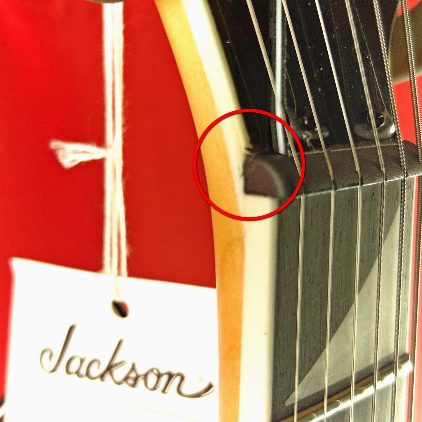 [USED] Jackson JS22 DKA LH Dinky Arch Top Left handed Electric Guitar, Gloss Black (See Description)