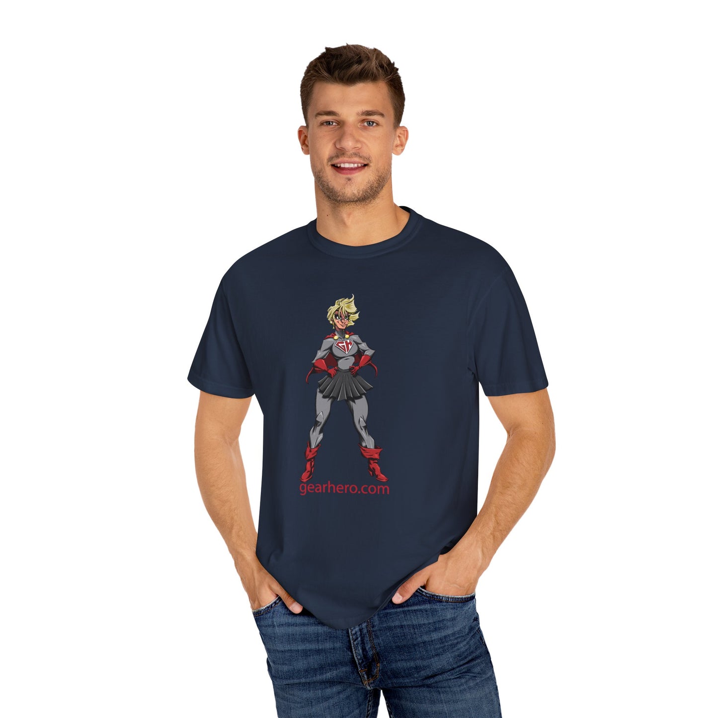 Mrs. Hero Unisex Garment-Dyed T-shirt