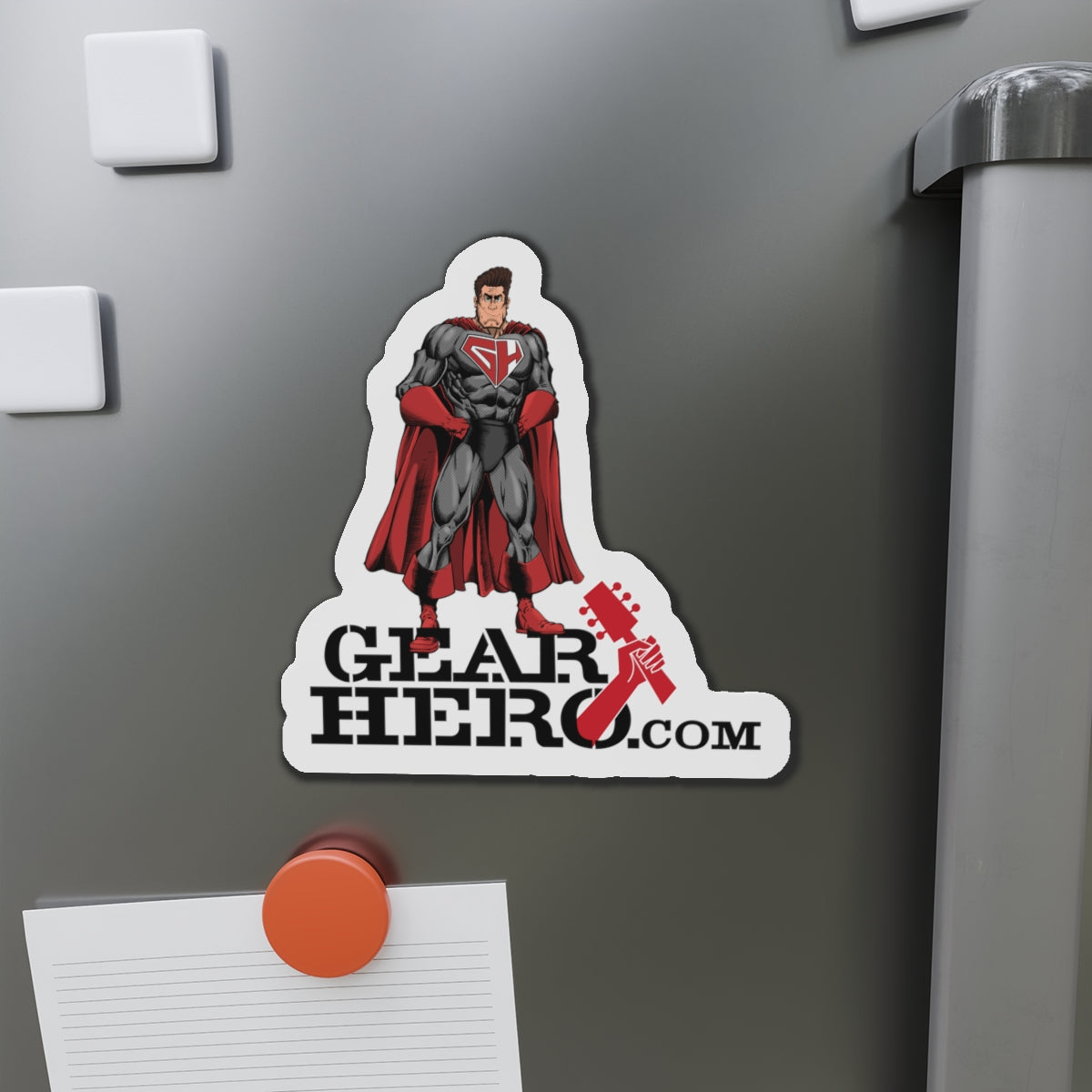 Standing Gear Hero Die-Cut Magnets