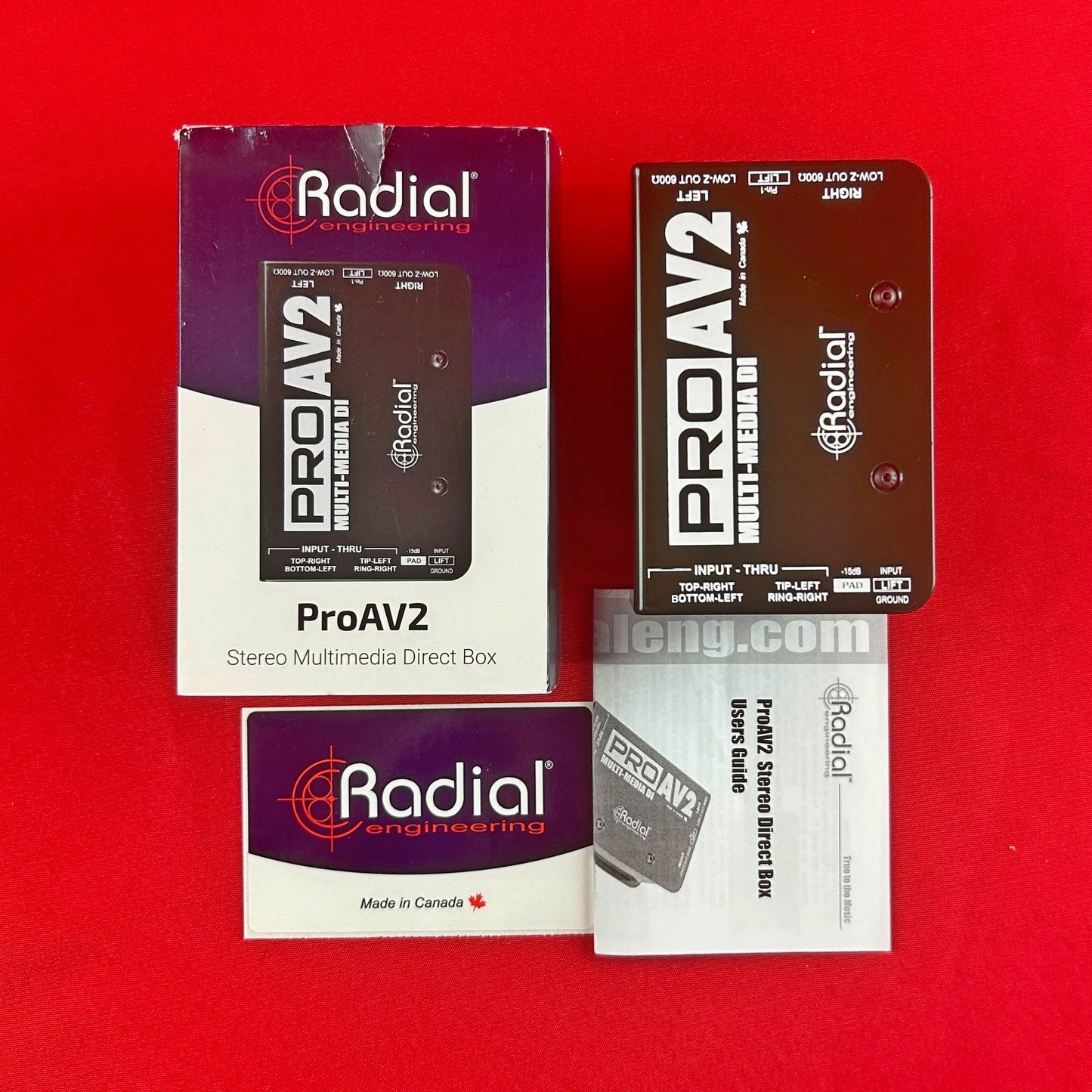 [USED] Radial ProAV2 Stereo Multi-Media DI (See Description)