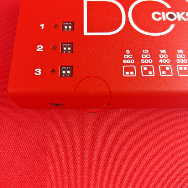 [USED] CIOKS DC7 Pedal Power Supply, Red (Gear Hero Exclusive)(See Description)