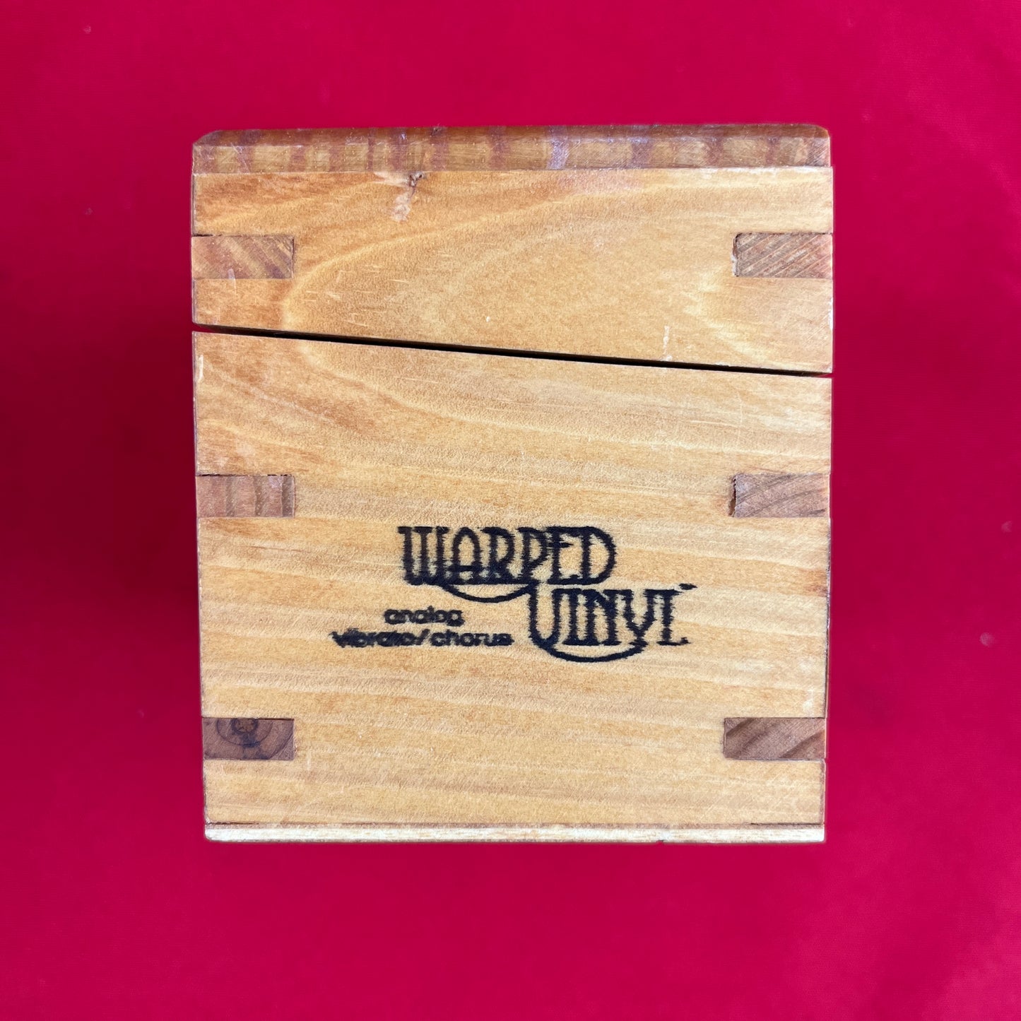 [USED] Chase Bliss Warped Vinyl HiFi Analog Vibrato/Chorus Wooden Box (PEDAL NOT INCLUDED) (See Description)