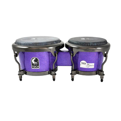 Toca Jimmie Morales Signature Bongo, Purple Sparkle