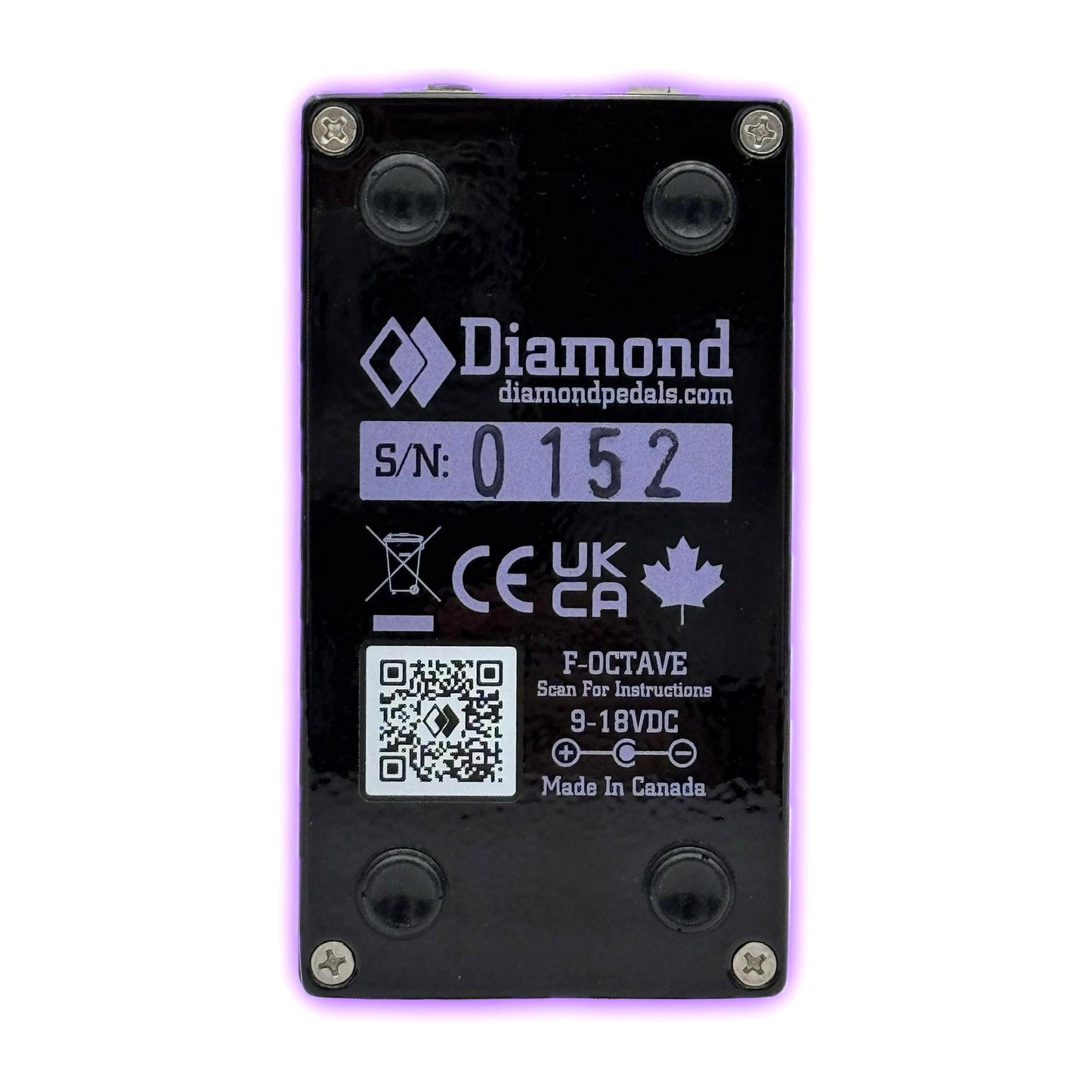 Diamond F-Octave Classic Fuzz, Midnight Sparkle (Gear Hero Exclusive)