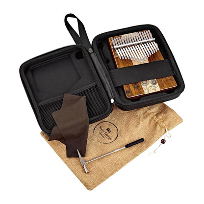 Meinl KL1706H 17 Note Sound Hole Kalimba, Maple/Acacia