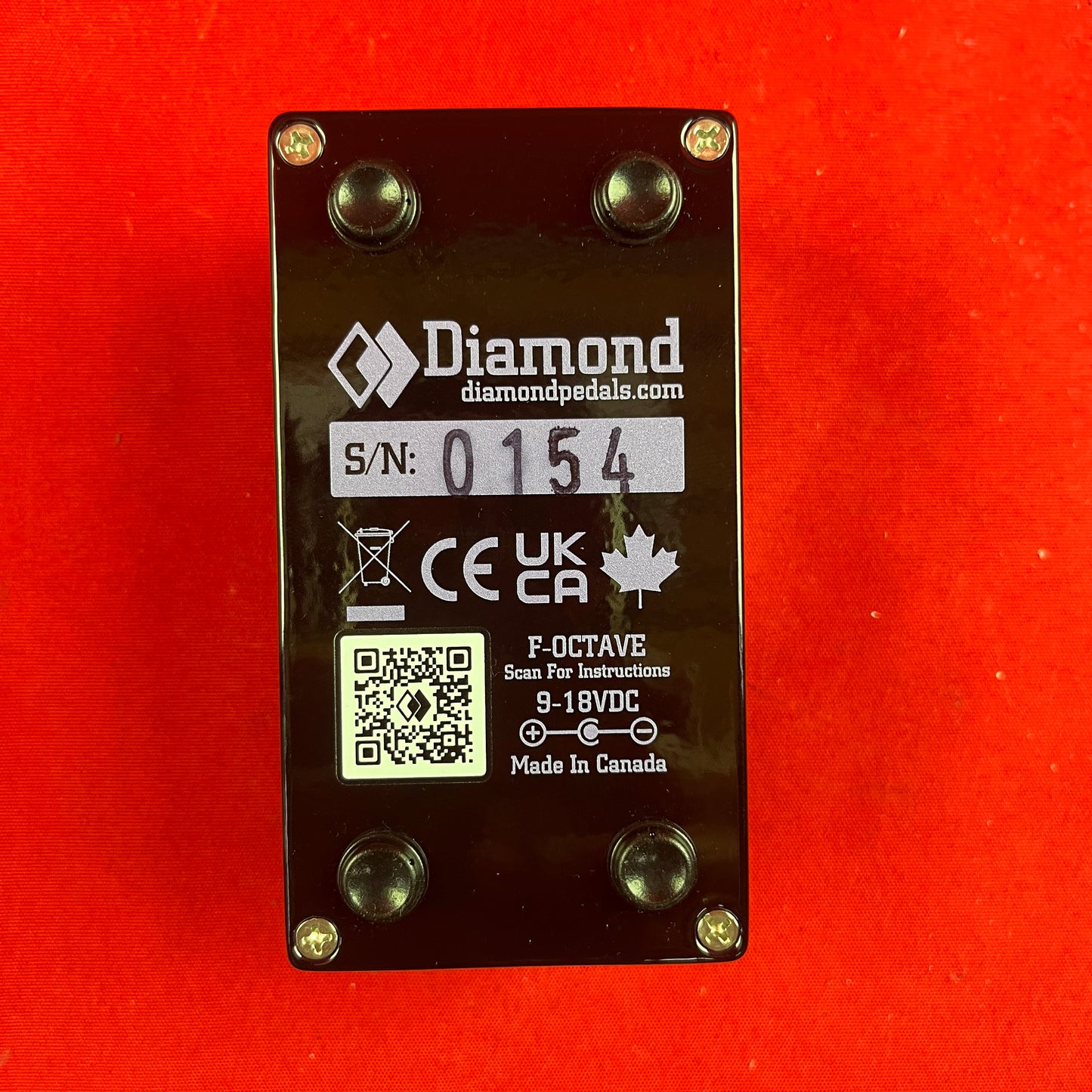 [USED] Diamond F-Octave Classic Fuzz, Midnight Sparkle (Gear Hero Exclusive) (See Description)