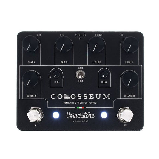 Cornerstone Music Colosseum Dual Overdrive, Black