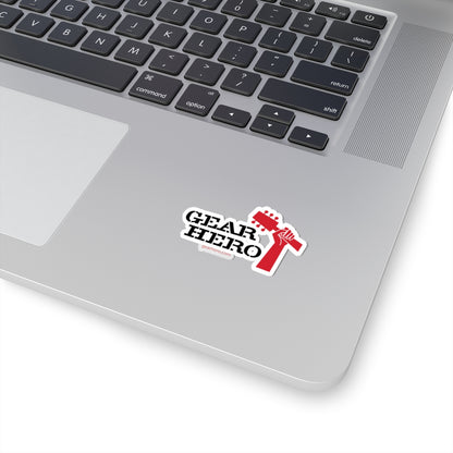 Gear Hero Logo Kiss-Cut Stickers