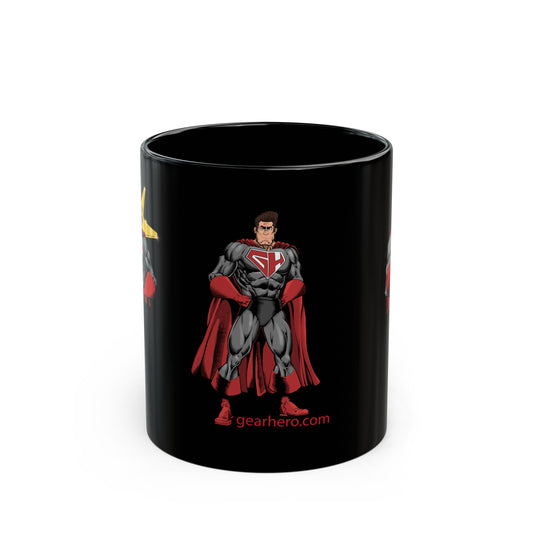 The Gear Hero's Black Mug (11oz, 15oz)