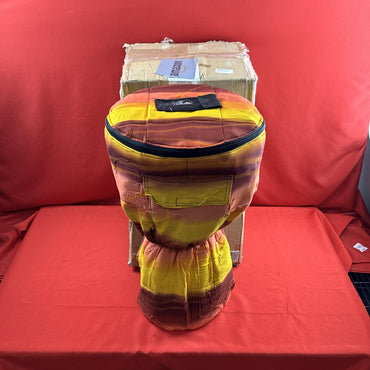 [USED] Toca SFDMX-14FB Mechanically Tuned 14-Inch Djembe w/Bag, Bali Red (See Description)