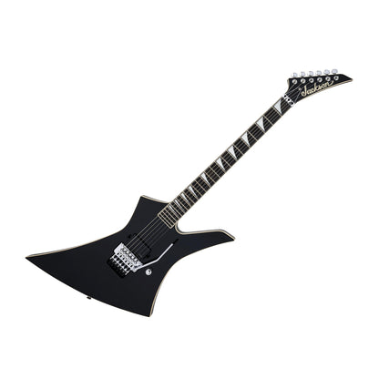 Jackson KE1A Pro Plus Series Limited Edition Kelly Electric Guitar w/Floyd Rose, Gloss Black, Aged White Binding