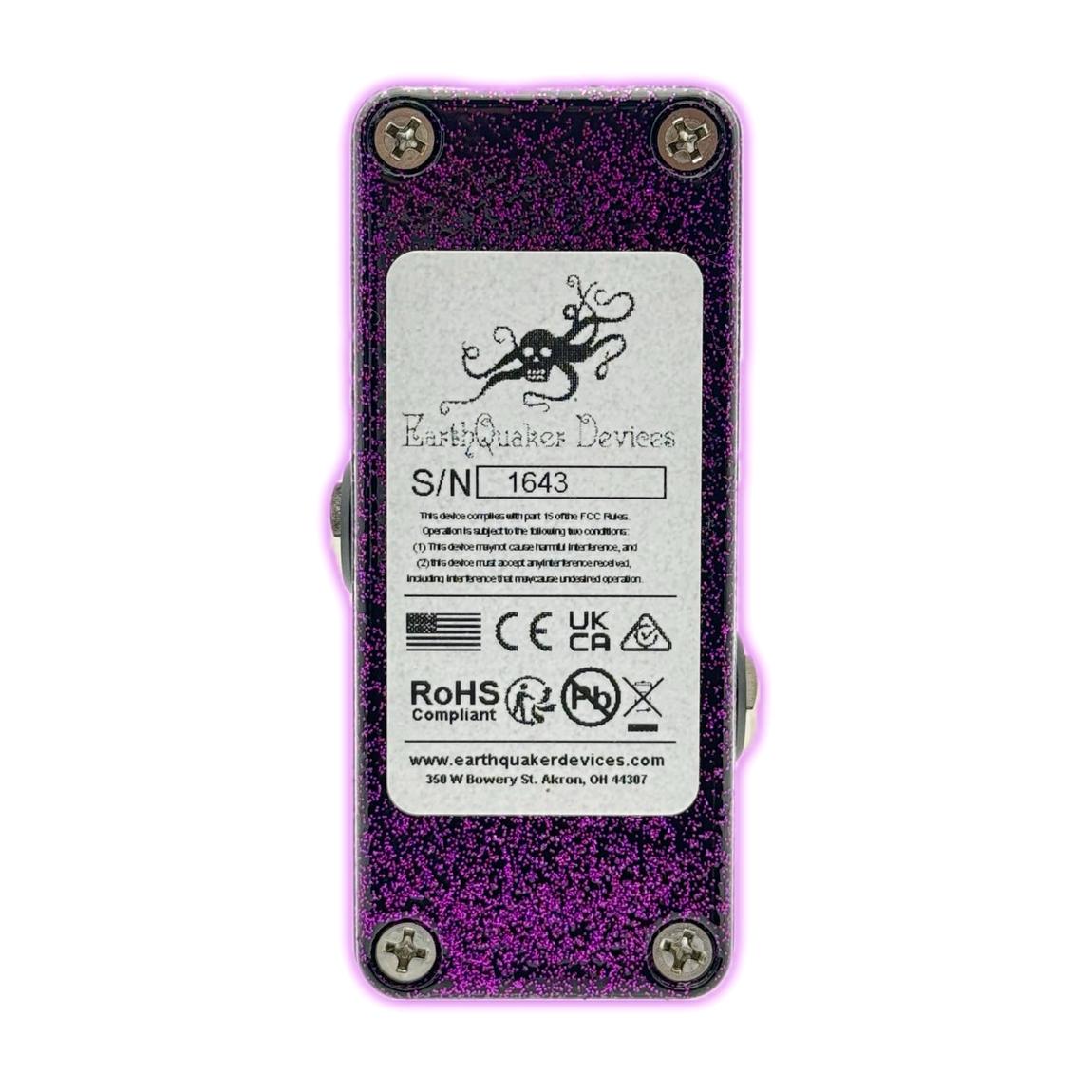 EarthQuaker Devices Barrows Fuzz Attacker, Purple Sparkle (Gear Hero Exclusive)
