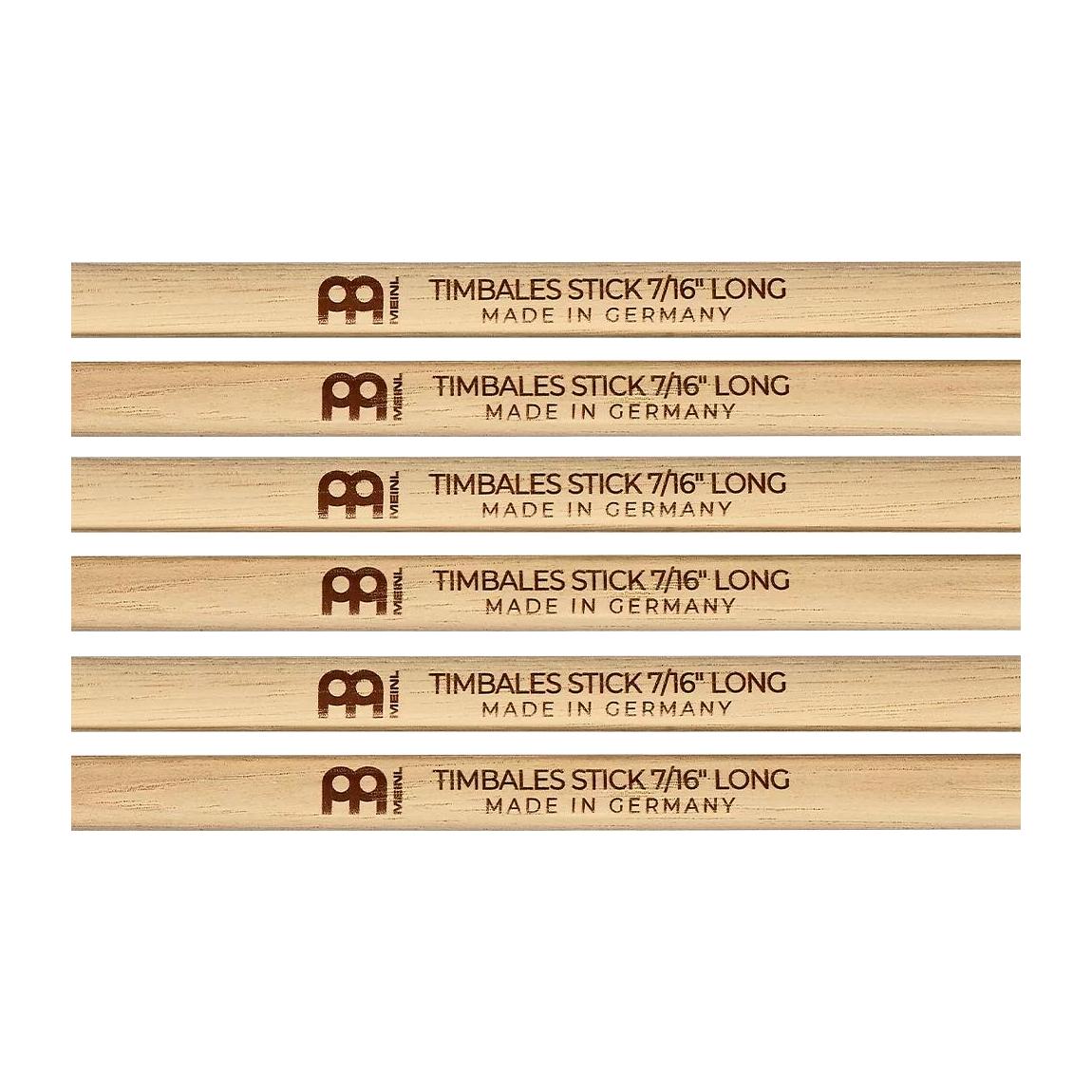 Meinl Percussion SB128-3 Timbale Sticks Long, Pack of 3 Pairs, 7/16"