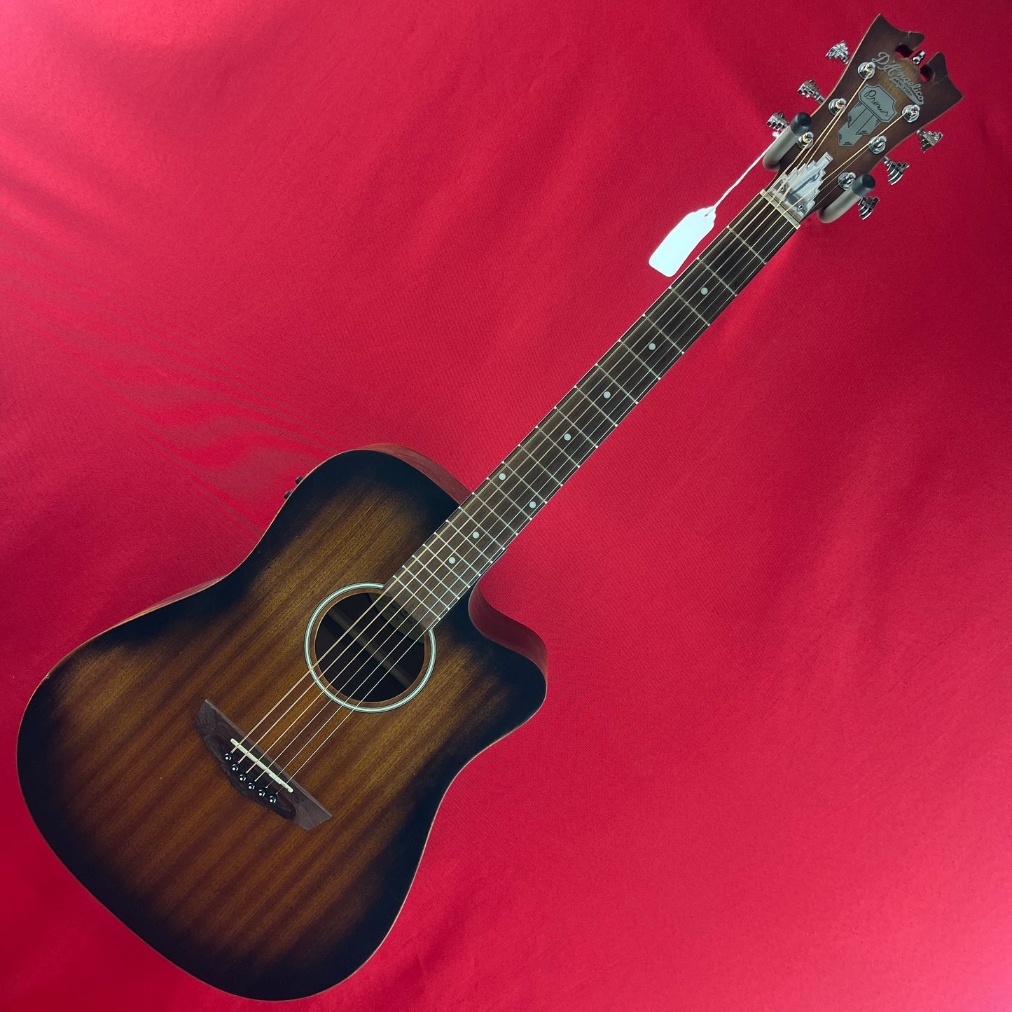 [USED] D'Angelico Premier Bowery LS Acoustic Electric Guitar, Aged Satin Mahogany (See Description)