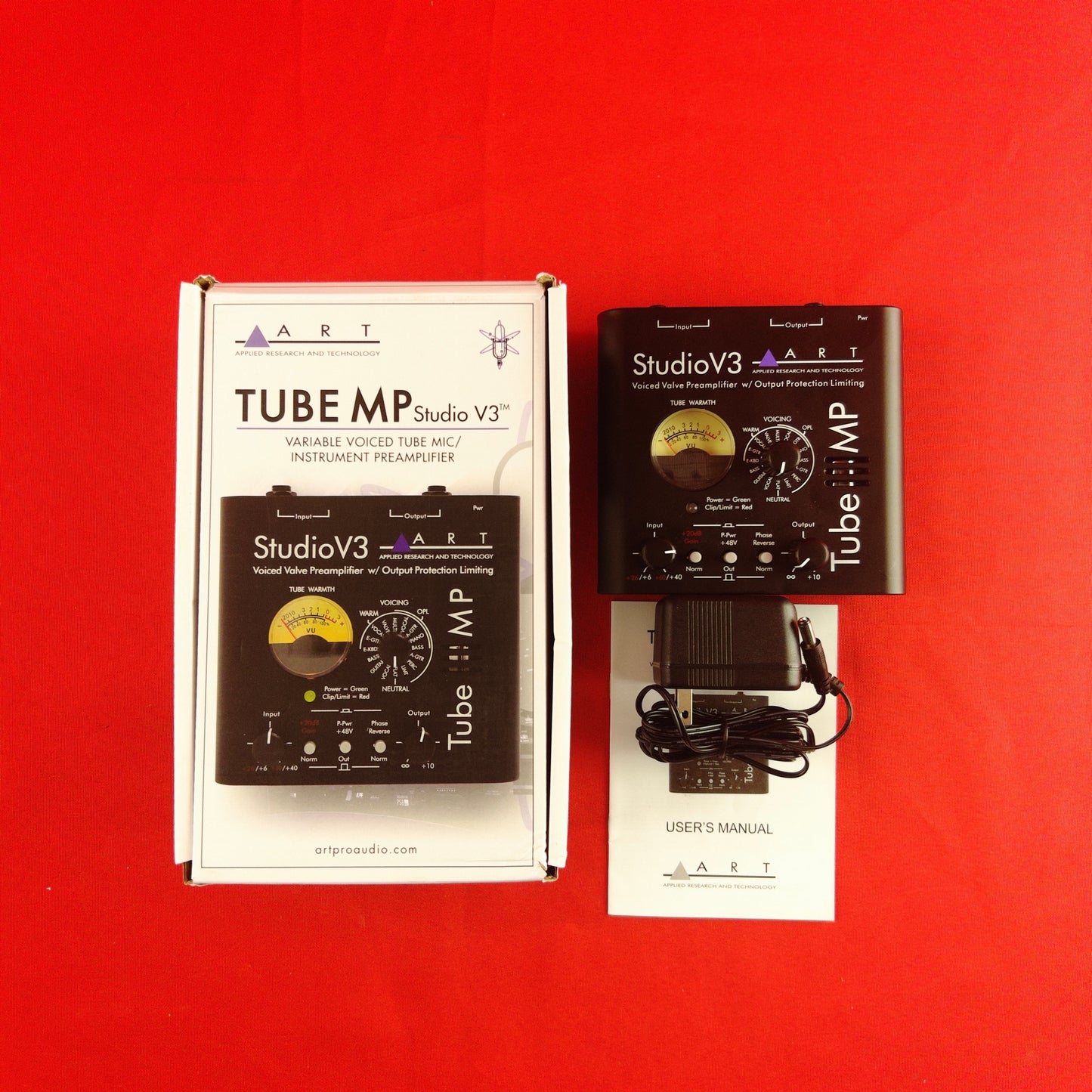 [USED] ART Tube MP Studio V3 Mic Preamp and Limiter with Presets (See Description)