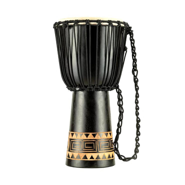 Meinl Percussion HD1J-L Congo Series 12" Rope Tuned Djembe, Dark Brown