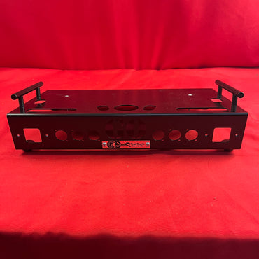 GO Pedalboards 1T18ATA 1-Tier 18-inch Aluminum Pedalboard w/ATA Flight Case, Black