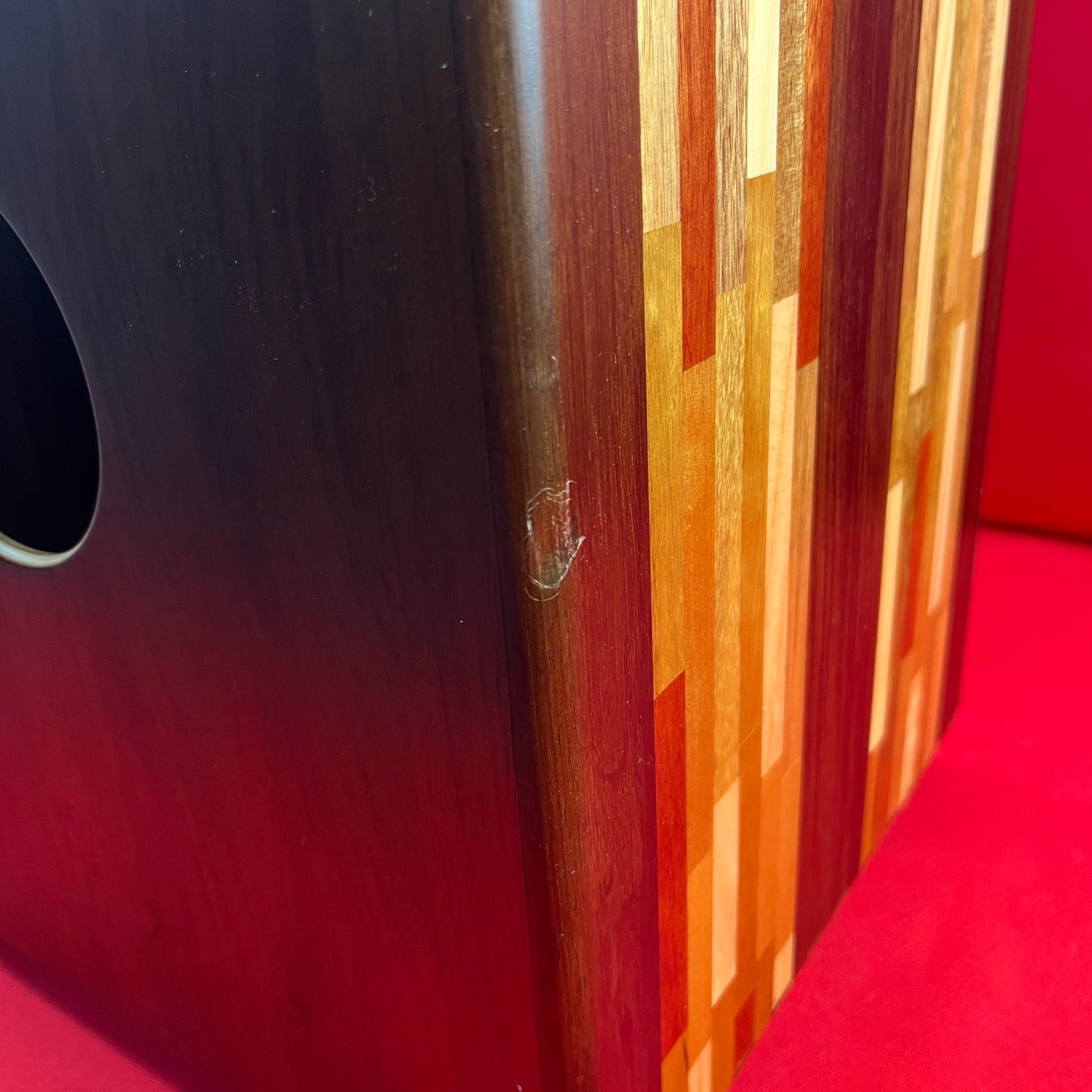 [USED] A Tempo Percussion El Artesano Cajon w/Gig Bag (See Description)