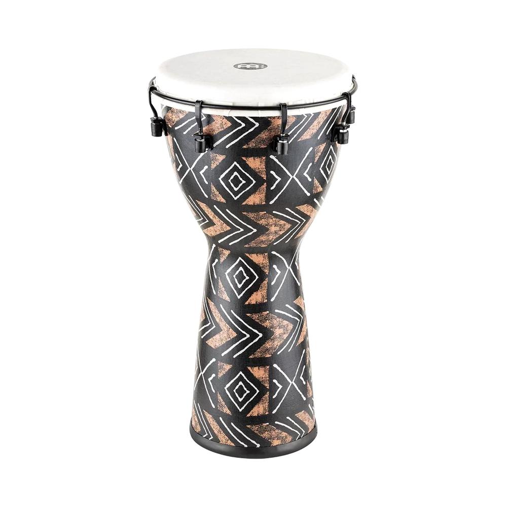 Meinl Percussion ADJ10-KA 10" Synthetic Djembe w/Synthetic Head, Kanga Sarong