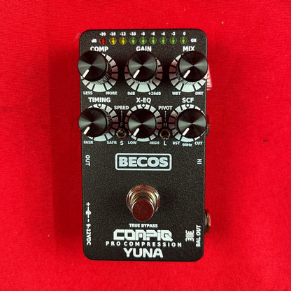 [USED] BECOS FX CompIQ YUNA With DITOS DI Pro Compressor Pedal for Bass and Guitar