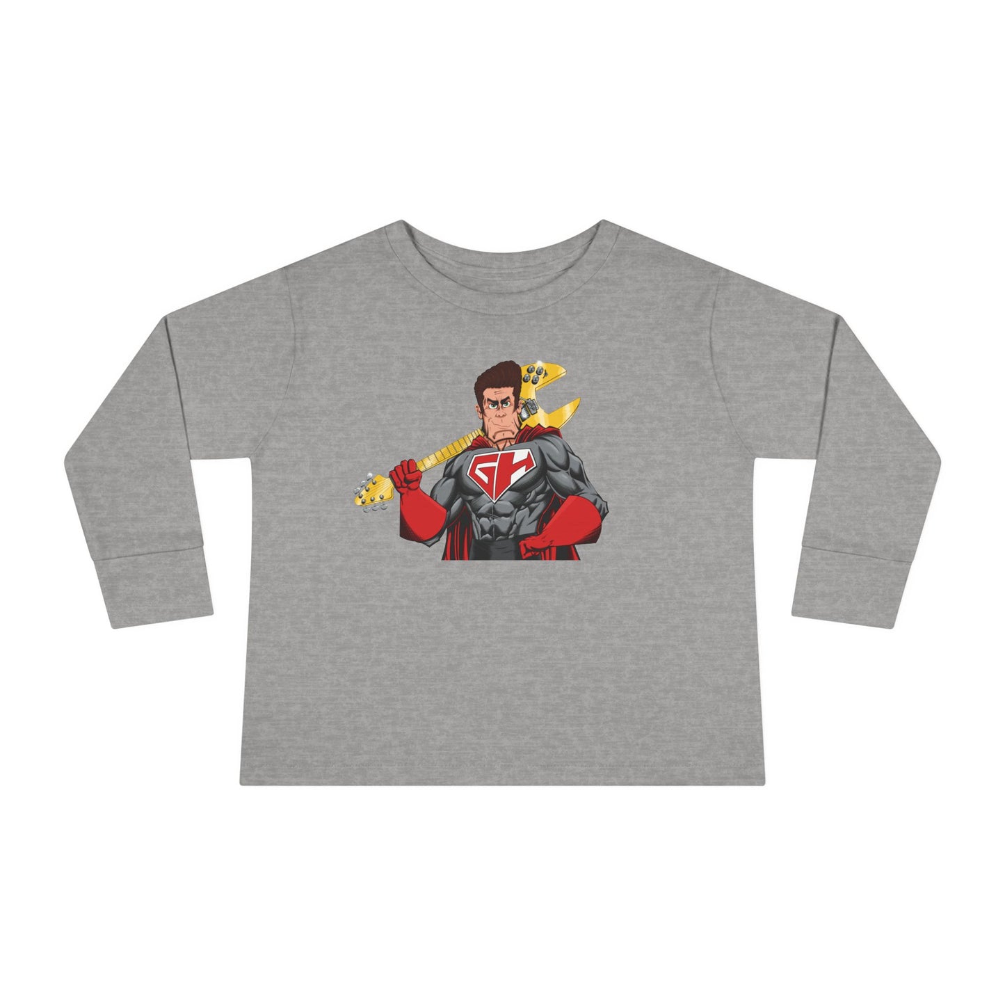 Golden Guitar Hero Toddler Long Sleeve Tee