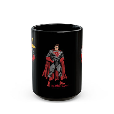 The Gear Hero's Black Mug (11oz, 15oz)