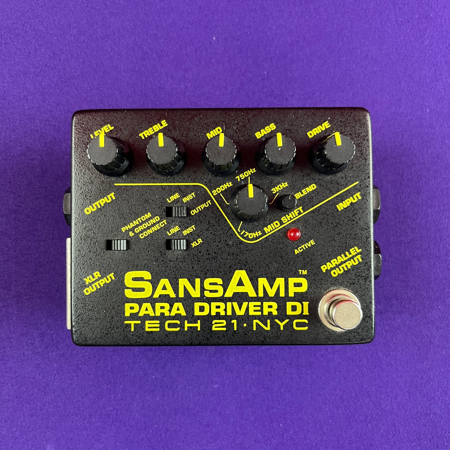 [USED] Tech 21 SansAmp Para Driver V1 DI Pedal (See Description)