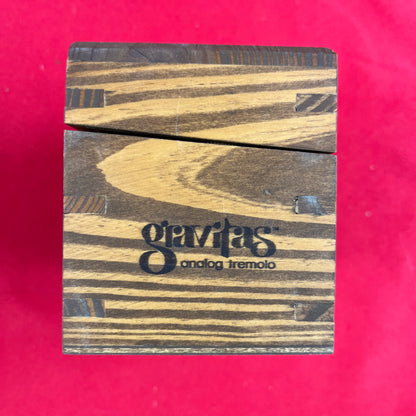 [USED] Chase Bliss Gravitas Analog Tremolo Wooden Box (PEDAL NOT INCLUDED) (See Description)