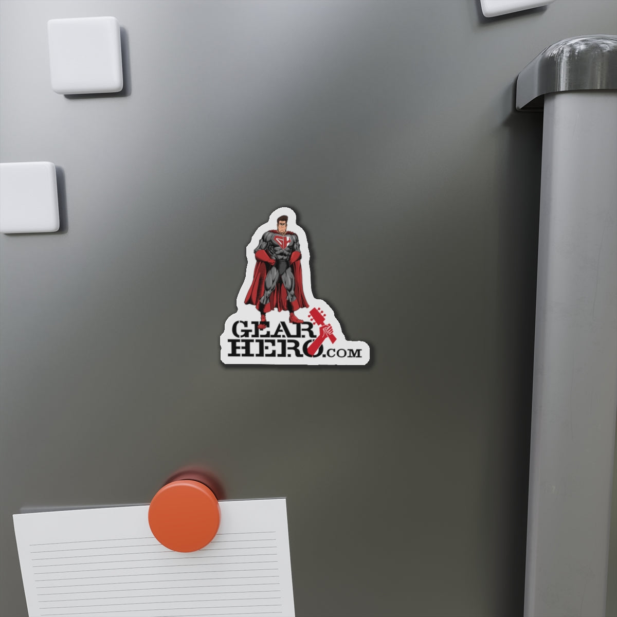 Standing Gear Hero Die-Cut Magnets