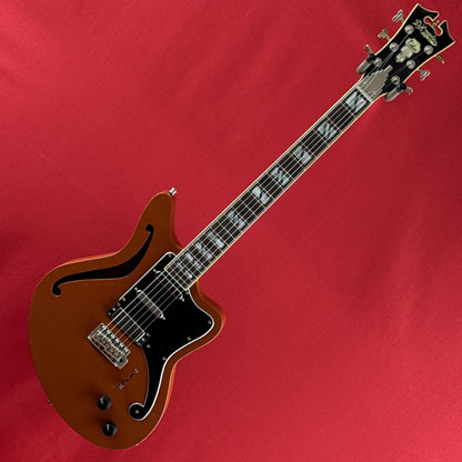 [USED] D'Angelico DADBEDSHRUSSNTR Deluxe Bedford Limited Edition Semi-Hollow Body Electric Guitar, Rust