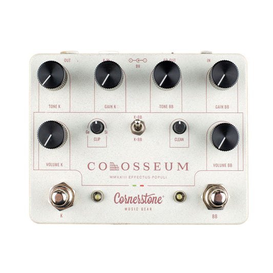 Cornerstone Music Colosseum Dual Overdrive, White