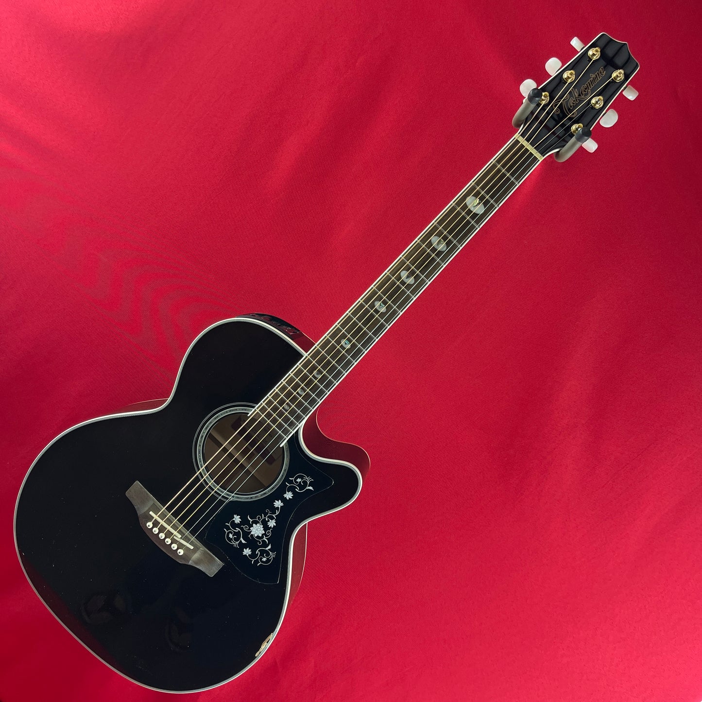 [USED] Takamine GN75CE TBK NEX Cutaway Acoustic-Electric Guitar, Transparent Black (See Description)