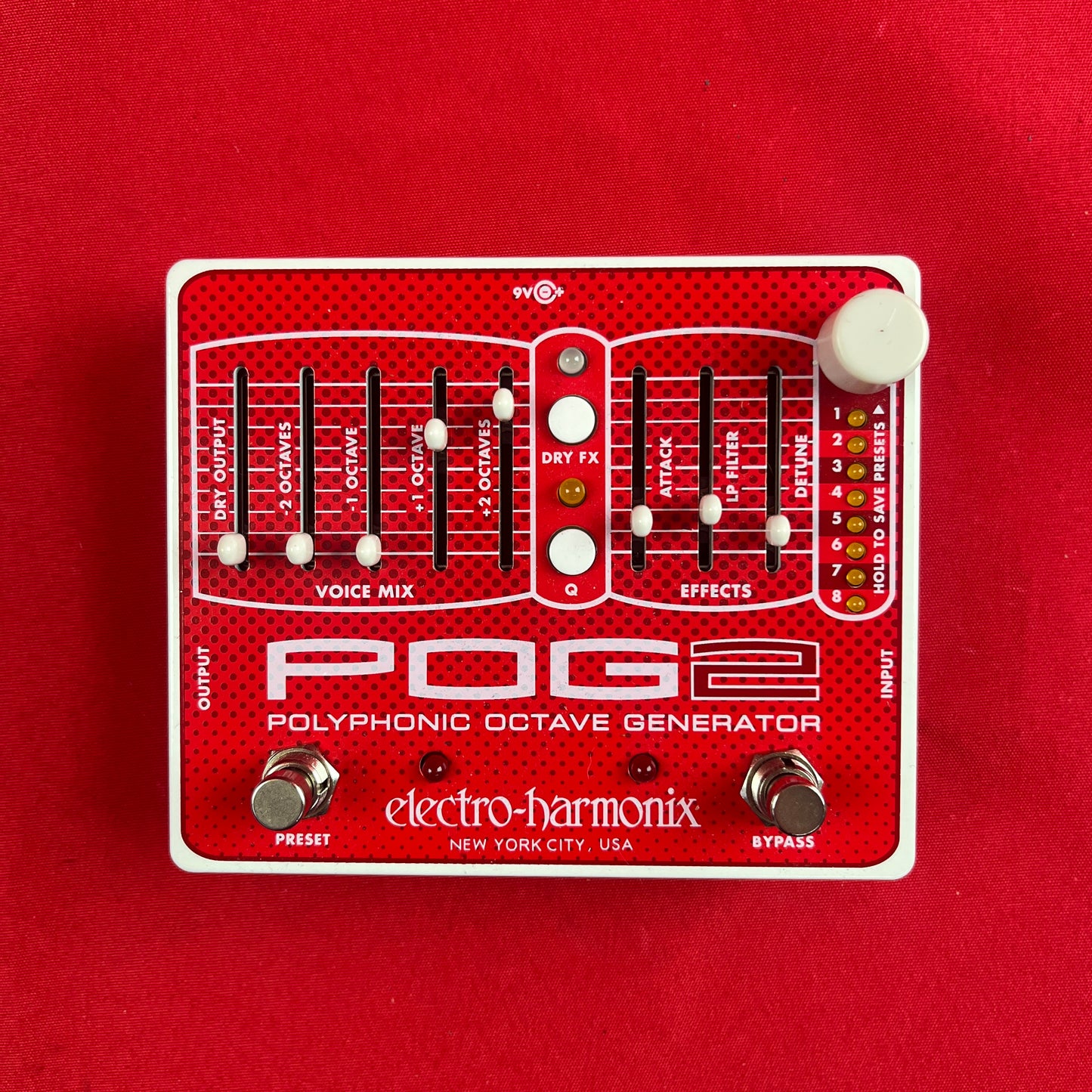 [USED] Electro-Harmonix POG2 Polyphonic Octave Generator (See Description)