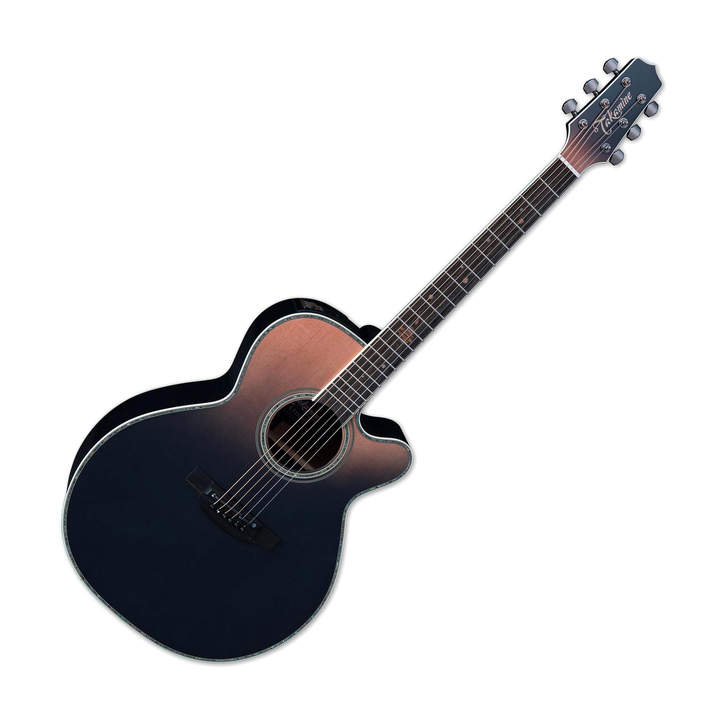 Takamine LTD2024 2024 Limited Edition Acoustic Electric Guitar, Penumbra Blue Fade