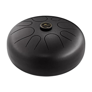 Meinl Percussion STD2BK Steel Tongue Drum 8 Notes 16" w/Mallets and Gig Bag, Black