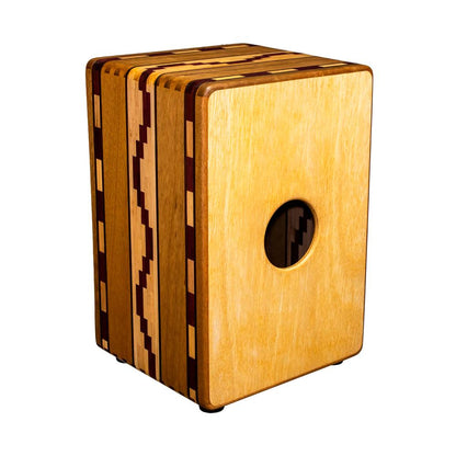 A Tempo Tocador Flamenco Cajon w/Gig Bag, Mohena and Purple Heart Natural Finish