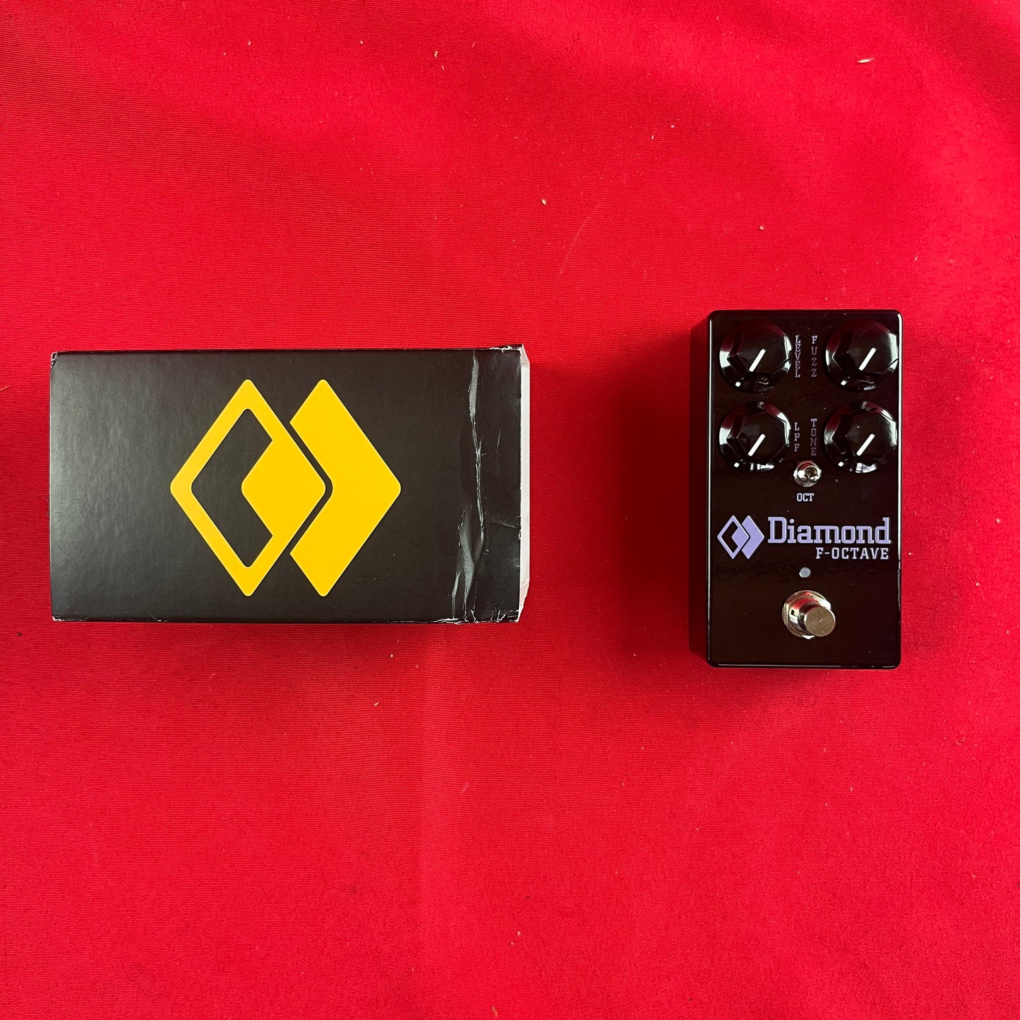 [USED] Diamond F-Octave Classic Fuzz, Midnight Sparkle (Gear Hero Exclusive) (See Description)