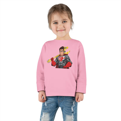 Golden Guitar Hero Toddler Long Sleeve Tee