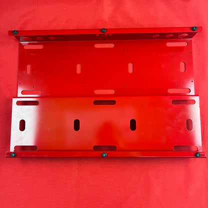 [USED] GO Pedalboards 24x16 Two-Tier Aluminum Pedalboard, Red (See Description)
