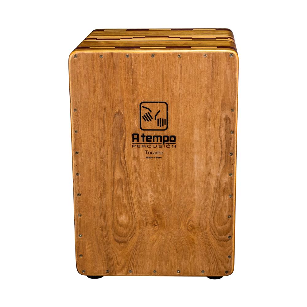 A Tempo Tocador Flamenco Cajon w/Gig Bag, Mohena and Purple Heart Natural Finish