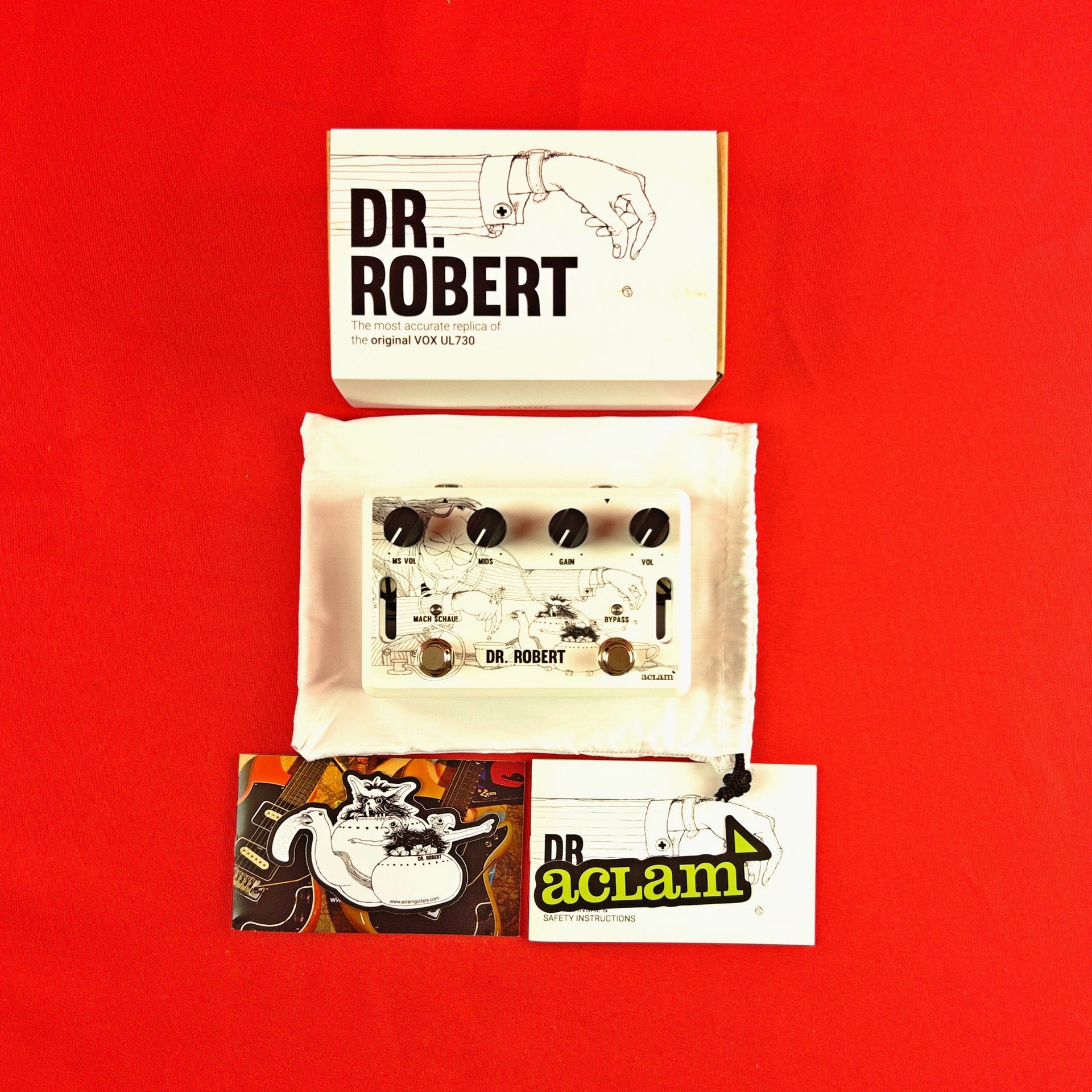 aclam dr robert pedal USED] Aclam Dr Robert V2 VOX UL730 Overdrive (See Description) – Gear Hero