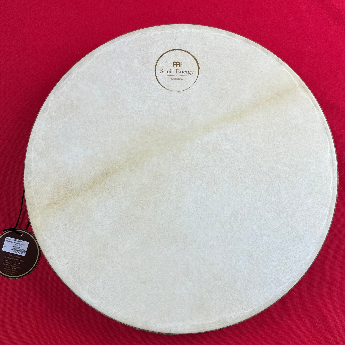 [USED] Meinl Percussion WD16FOL 16" Wave Drum w/Goat Skin Head, Flower Of Life