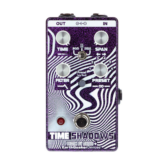 Earthquaker Devices Time Shadows V2 Subharmonic Filtered Delay, Purple Sparkle (Gear Hero Exclusive)