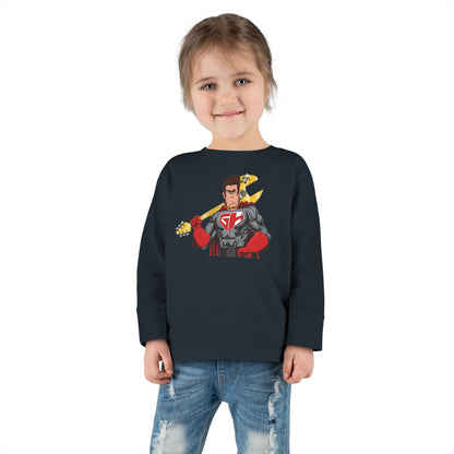 Golden Guitar Hero Toddler Long Sleeve Tee