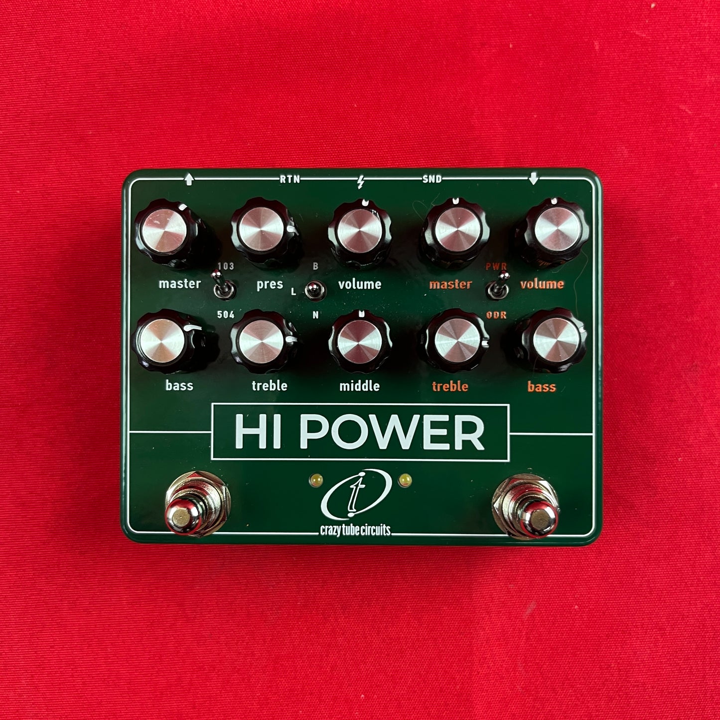 [USED] Crazy Tube Circuits Hi-Power Dual Switch Overdrive
