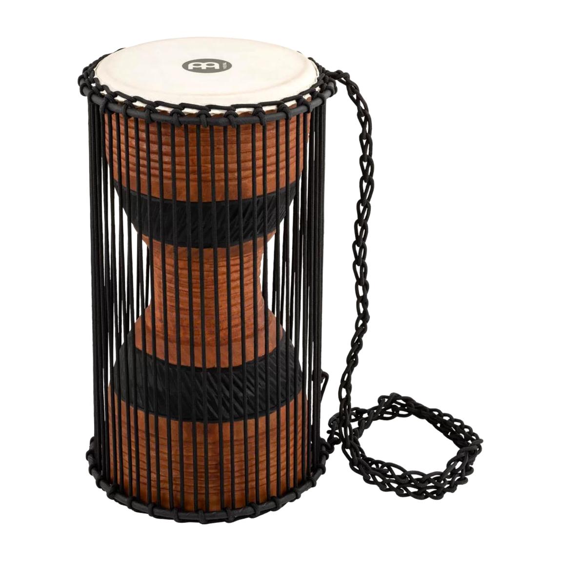 Meinl Percussion ATD-L 8x16" African Talking Drum w/Mahogany Wood Shell and Wooden Beater