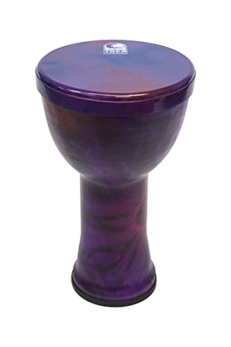 Toca SFDL-9WP Lightweights Series Djembe, Woodstock Purple