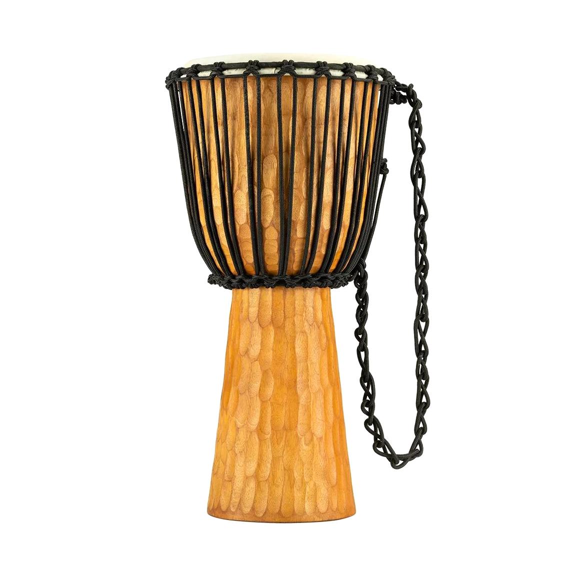 Meinl Percussion HDJ4-L Rope Tuned Headliner Series 12" Wood Djembe, Nile Series